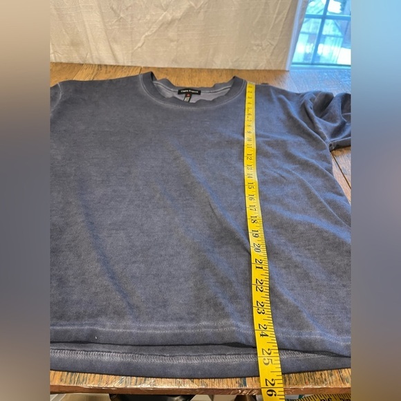 Claire France two-piece set: white blouse and a blue sweater size 1x - Picture 3 of 8